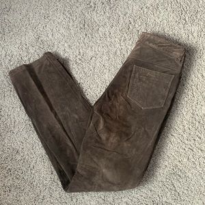 Jou Jou Leather/Suede Pants